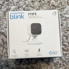 Blink Mini HD Indoor Wi‑Fi IP Camera, Motion Detection, 2‑Way Audio, White