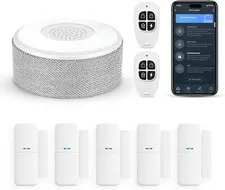 8pcs WiFi Door Alarm Wireless DIY Smart Home Security System Phone APP Alert