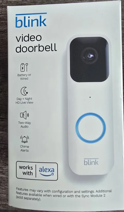 Blink Battery Operated Outdoor Smart Wi-Fi Video Doorbell