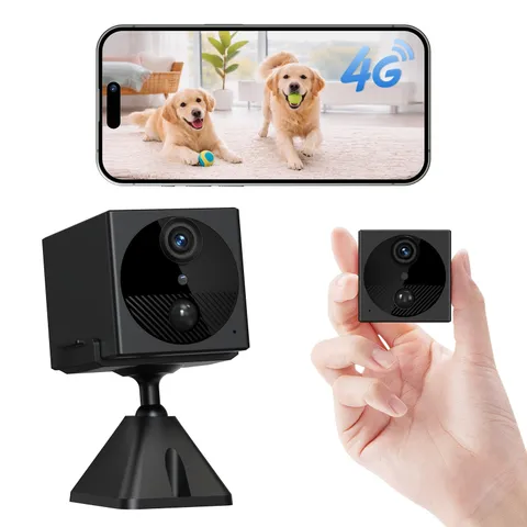 4G LTE Cellular Security Camera Wireless, No WiFi needed — Anti-WiFi-Jamming,...
