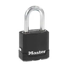 Master Lock Magnum Heavy Duty Outdoor Padlock, Weather Resistant, Cut Safe