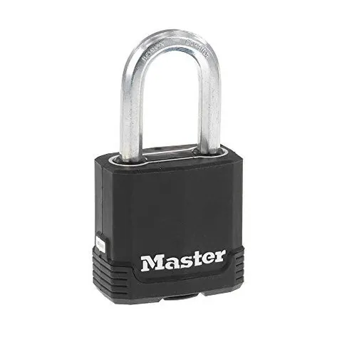 Master Lock Magnum Heavy Duty Outdoor Padlock, Weather Resistant, Cut Safe