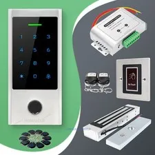 HOMSECUR Weatherproof IP66 APP WIFI Fingerprint PIN Access Control Touch Keypad