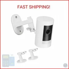 2Pack Adjustable Security Wall Mount Bracket for Ring Stick Up Cam & Ring Outdoo