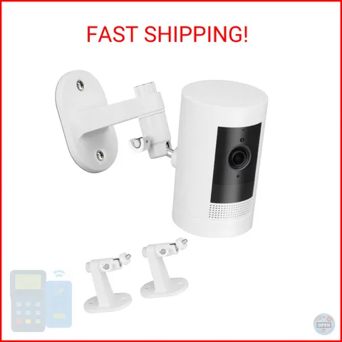 2Pack Adjustable Security Wall Mount Bracket for Ring Stick Up Cam & Ring Outdoo