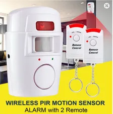 Wireless Motion Sensor Alarm Security Detector Indoor Outdoor Alert Systeem Met