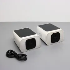 eufy 2K Solar Security Cameras Wireless Outdoor Spotlight SoloCam S230 (2Pack)