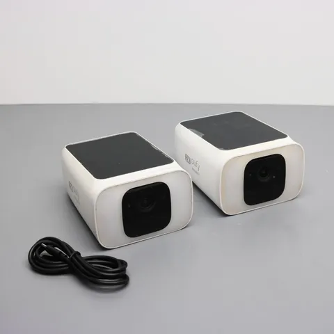 eufy 2K Solar Security Cameras Wireless Outdoor Spotlight SoloCam S230 (2Pack)