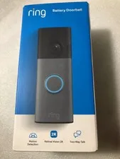 Ring Battery Doorbell 2nd Gen (newest model) 2K Speckled Gray 5DFYA5(V17