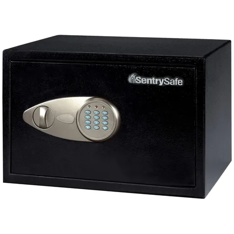 Compact Steel Safe, Digital Keypad Lock, 0.58 cu ft