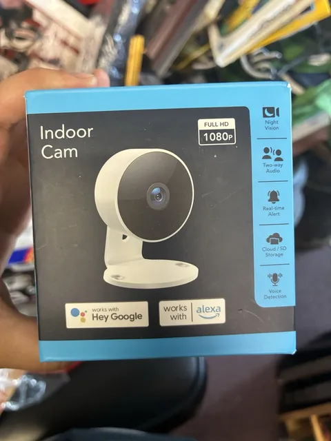 Indoor Cam 1080p Wi-Fi IP Surveillance Camera Night Vision 2-Way Audio Alexa