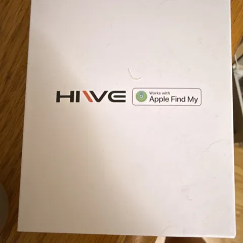 Hiive White Anti-Theft Device Personal Alarm, Works with Apple Find My