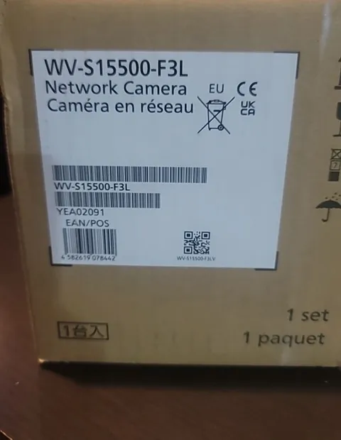 i-PRO WV-S15500-F3L Wired IP/Network Color Network Camera, 1 Included