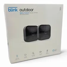 Blink Outdoor Wireless Water Resistant Security Cameras System | 2 camera kit