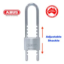 ABUS Adjustable Ratchet Shackle Padlock-50mm Keyed Alike Padlock-FREE POST