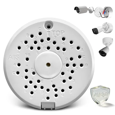 (ABS New) Security Camera Junction Box,Security Camera Bracket Outdoor,Plastic W