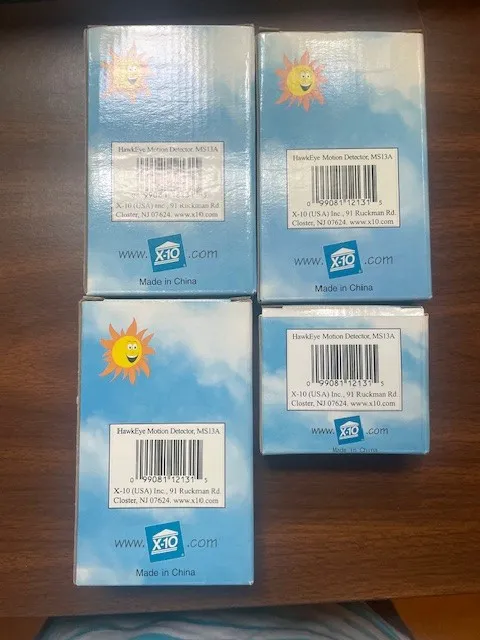 NEW X10 Powerhouse Hawkeye Motion Detector Sensor MS13A