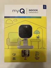 myQ Indoor Camera Gen 2 2K Wi-Fi Indoor Security Cam Night Vision, Sealed Box
