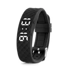 Tabtime Vibrating Alarm Wristband - Silent Watch for Small, Black