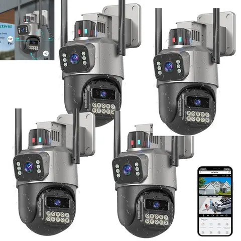 Camara De Seguridad Inalambricas Para Exterior Con Vision Nocturna y Audio