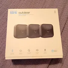 Blink Outdoor 3-Camera Wireless Wi-Fi System, Alexa, Night Vision, Sync Module