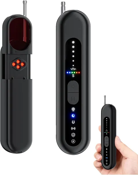Hidden Camera Detector Spy Camera Finder Upgraded RF Signal Scanner Bug Detector