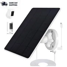 Ring Camera Solar Panel Compatible with Stick up Cam Battery Spotlight Plus
