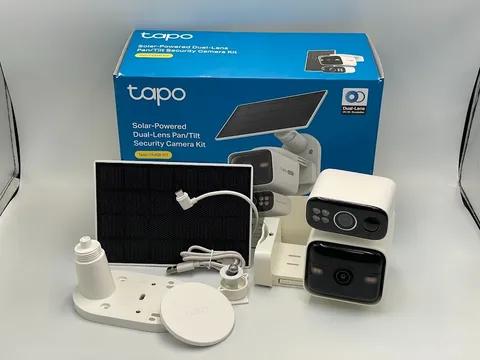 Tapo 2K Dual Lens Pan/Tilt Security Battery Camera, C645D KIT