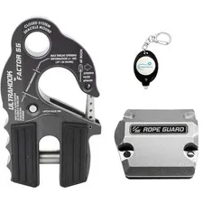  UltraHook Winch Hook Integrated Shackle Pin, Grey (00250-06) Mount Recovery 