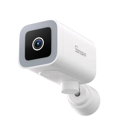 CAM-B1P Outdoor Security Camera, 2K HD & Color Night Vision, 180 Panoramic Vi...