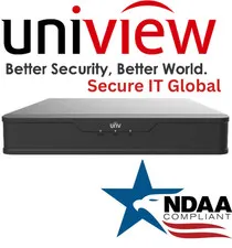 UNV 4K HD PoE 4-Ch NDAA IP Network Uniview Surveillance Security NVR Recorder