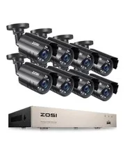 8CH 5MP Lite Security Camera System with AI Human Vehicle Detection, H.265 8 ...