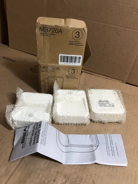 Mr Beams MB720A LED Motion Sensing Nightlight 20 Lumen 3-Pack White