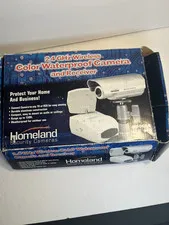 Homeland 2.4GHz Wireless Weatherproof Color Camera & Receiver System White #0897