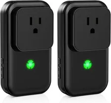 Power Failure Alarm 2 Pack, Freezer Power Outage Alarm 7 Sirens, 0-110Db Adjusta