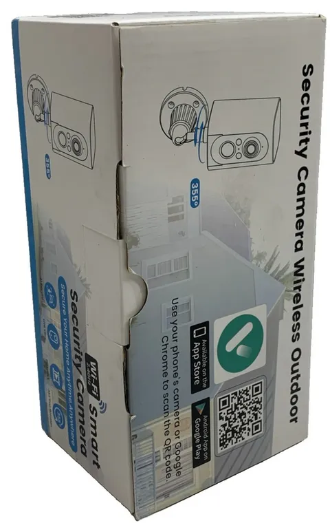 CG6N Security Camera Wireless Outdoor 355° Pan Rotating 2-way Audio for Home