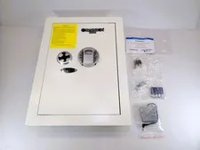 Barska AX13030 Biometric Wall Safe Fingerprint Scanner White New Open Box
