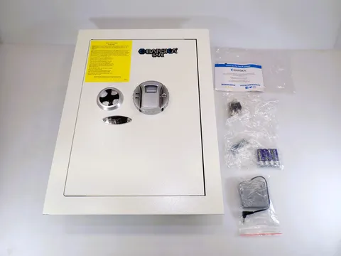 Barska AX13030 Biometric Wall Safe Fingerprint Scanner White New Open Box