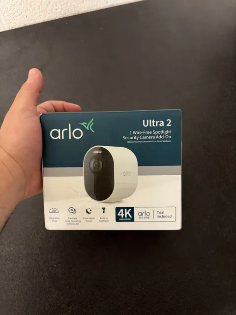 Sealed Arlo Ultra 2 Spotlight Security Camera 4K HDR Lb5