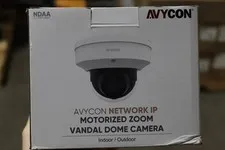 AVYCON Network IP Motorized Zoom Vandal Dome Camera Indoor/Outdoor