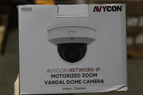 AVYCON Network IP Motorized Zoom Vandal Dome Camera Indoor/Outdoor