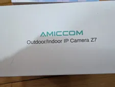 AMICCOM Z7 IP/Network Surveillance Camera, Wi-Fi Wireless, Indoor/Outdoor, Black