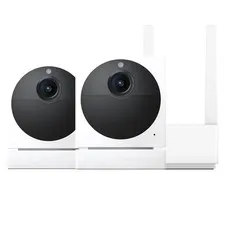Cam Outdoor Starter Bundle v2 (2 Camera + Base Station) - 1080p HD Wireless H...