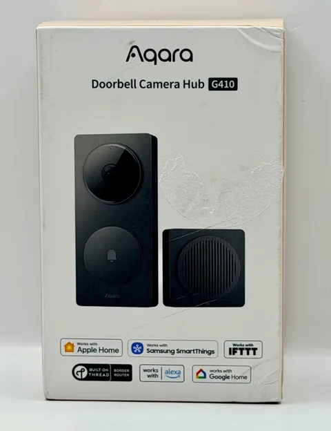 AQARA  Smart Video Doorbell Camera G410 2K Wi-Fi HomeKit Matter Hub - NEW OB