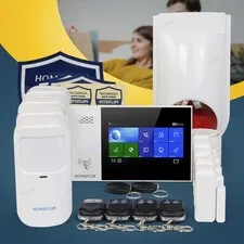 HOMSECUR Wireless WIFI 4G RFID LCD Home House Alarm System+Pet-Immune/Friendly