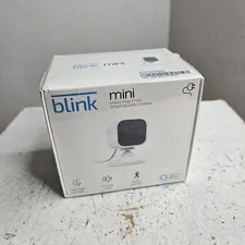 Blink Mini Indoor Plug-In Live HD Smart Security Camera (New in Box) White