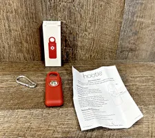Hootie Personal Safety Alarm, Keychain, Purse, Backpack, Red