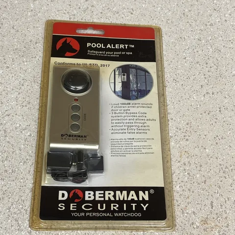 NEW Doberman Security 100dB Loud Sounding Alarm Child Safety Pool Alert SE-0114