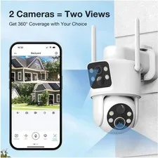 Wireless Outdoor Security Cam Easy Install PIR Alarm