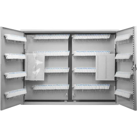 BARSKA CB13240 Key Box,480 Keys,Single Key,Steel,Wall 484P01